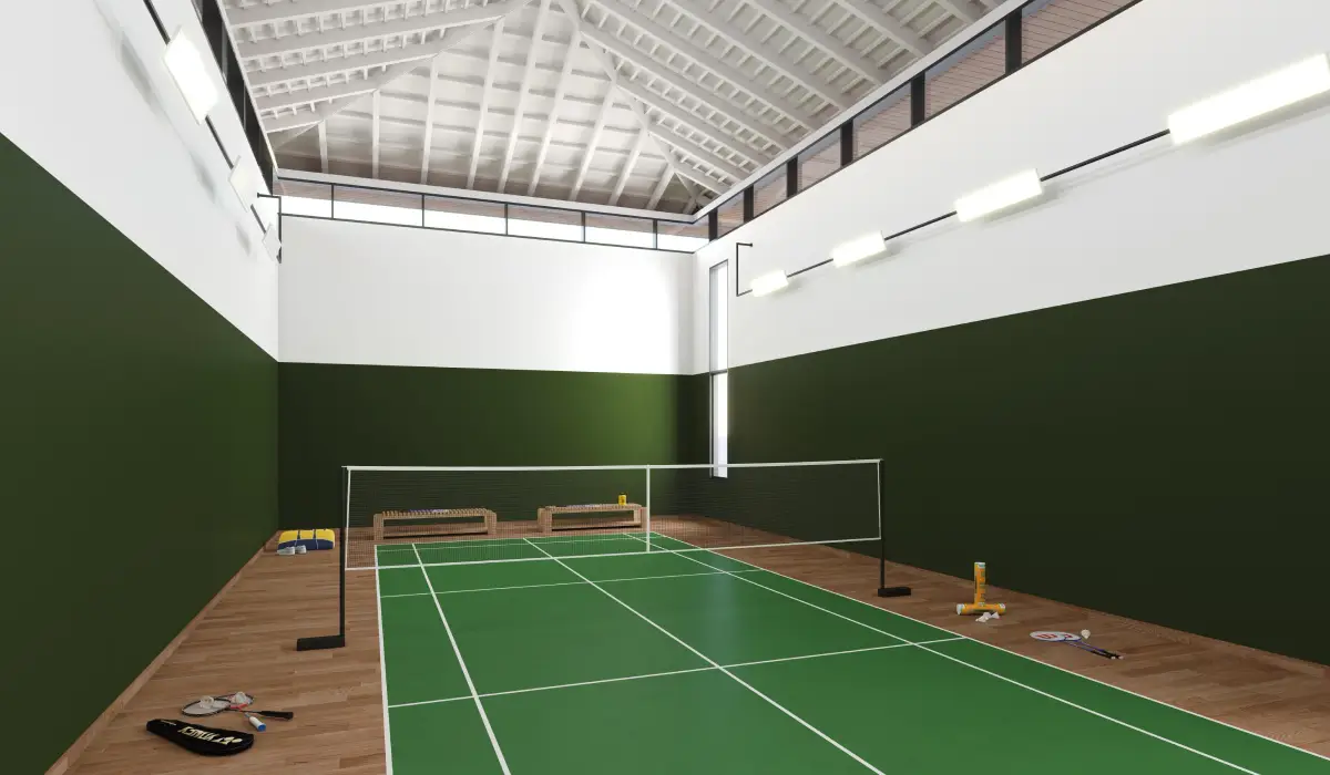 Badminton court