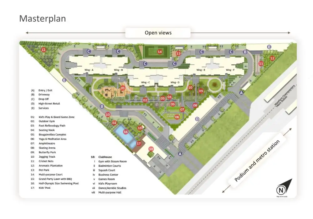 Master Plan mahindra blossom whitefield
